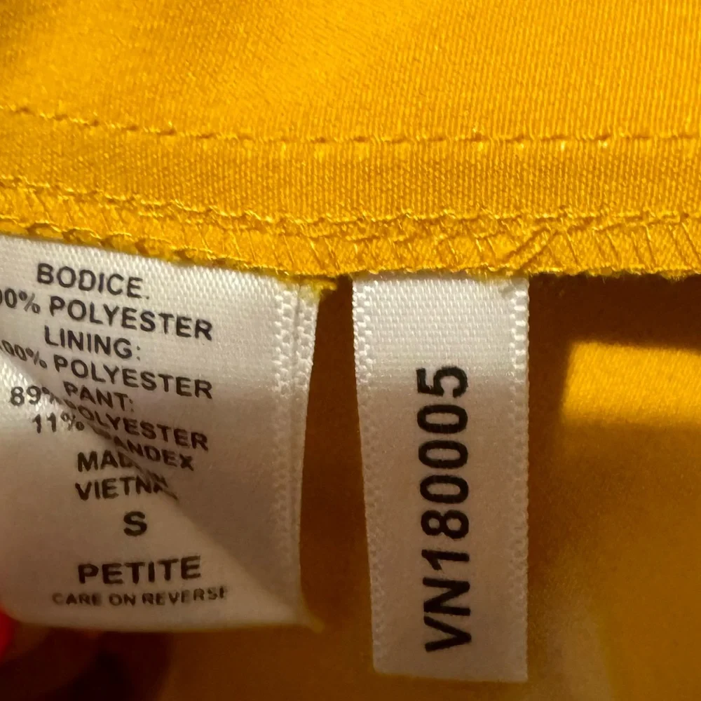 New York & Company Yellow Jumpsuit - Picture 7 of 7